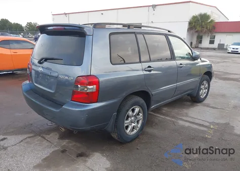 2005 Toyota Highlander V6 from USA, damaged, VIN JTEEP21A950130351